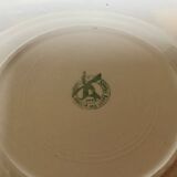 Six old small earthenware plates from Moulin des Loups