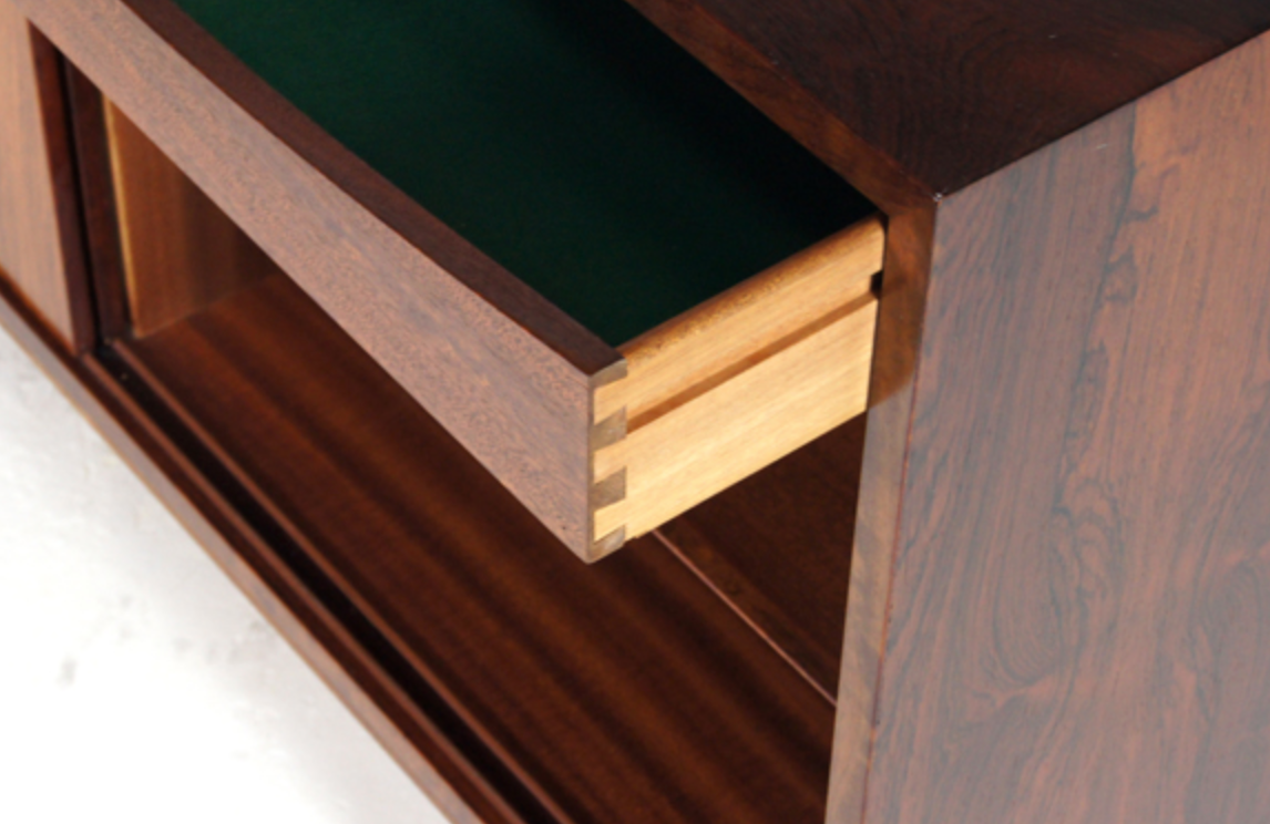 Vintage Danish retro ROSEwood TV furniture