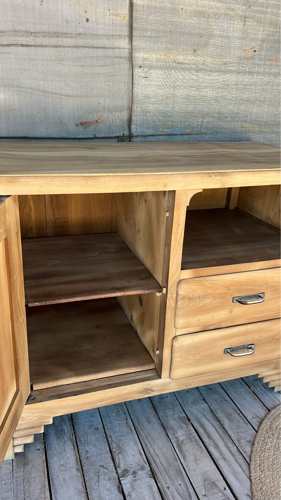 Art Deco wooden chest of drawers
