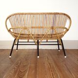 Bench Rohe Noordwolde 50s Wicker