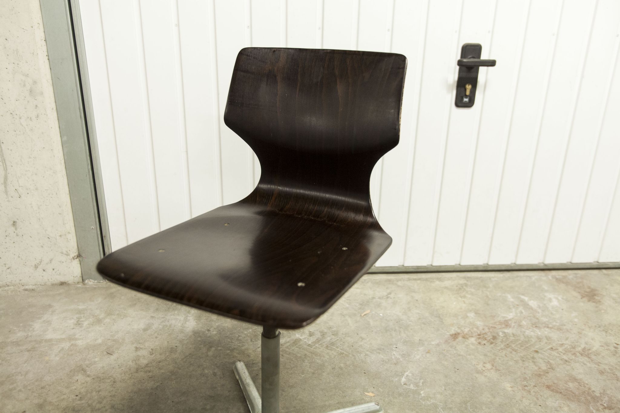 Pair of vintage evolutionary chairs by Adam Stegner for Flötotto Pagholz, 1970