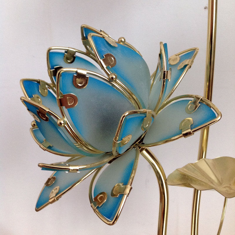 Blue Lotus lamp