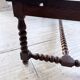Solid oak table 1900 drapery style XL 280cm with extensions