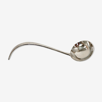 Silver-plated metal ladle