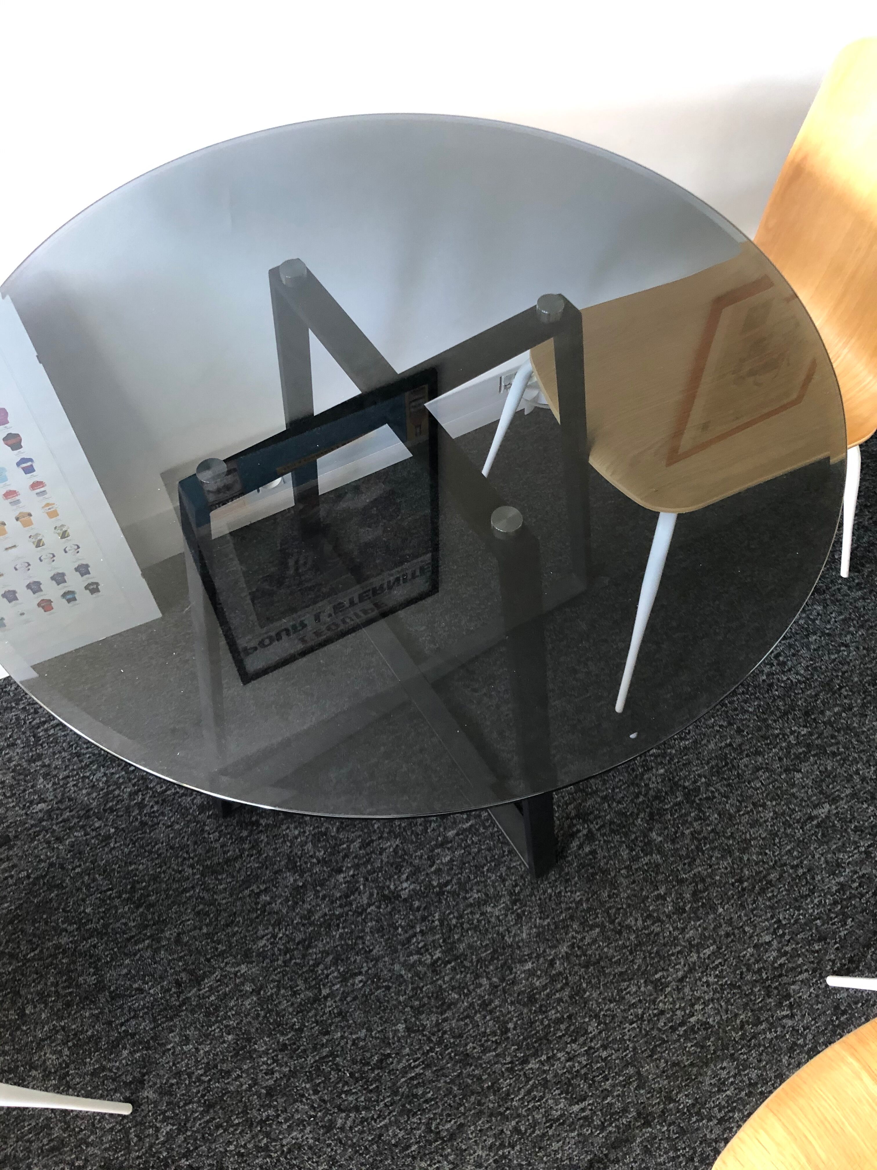 Made.com glass roundtable Haku