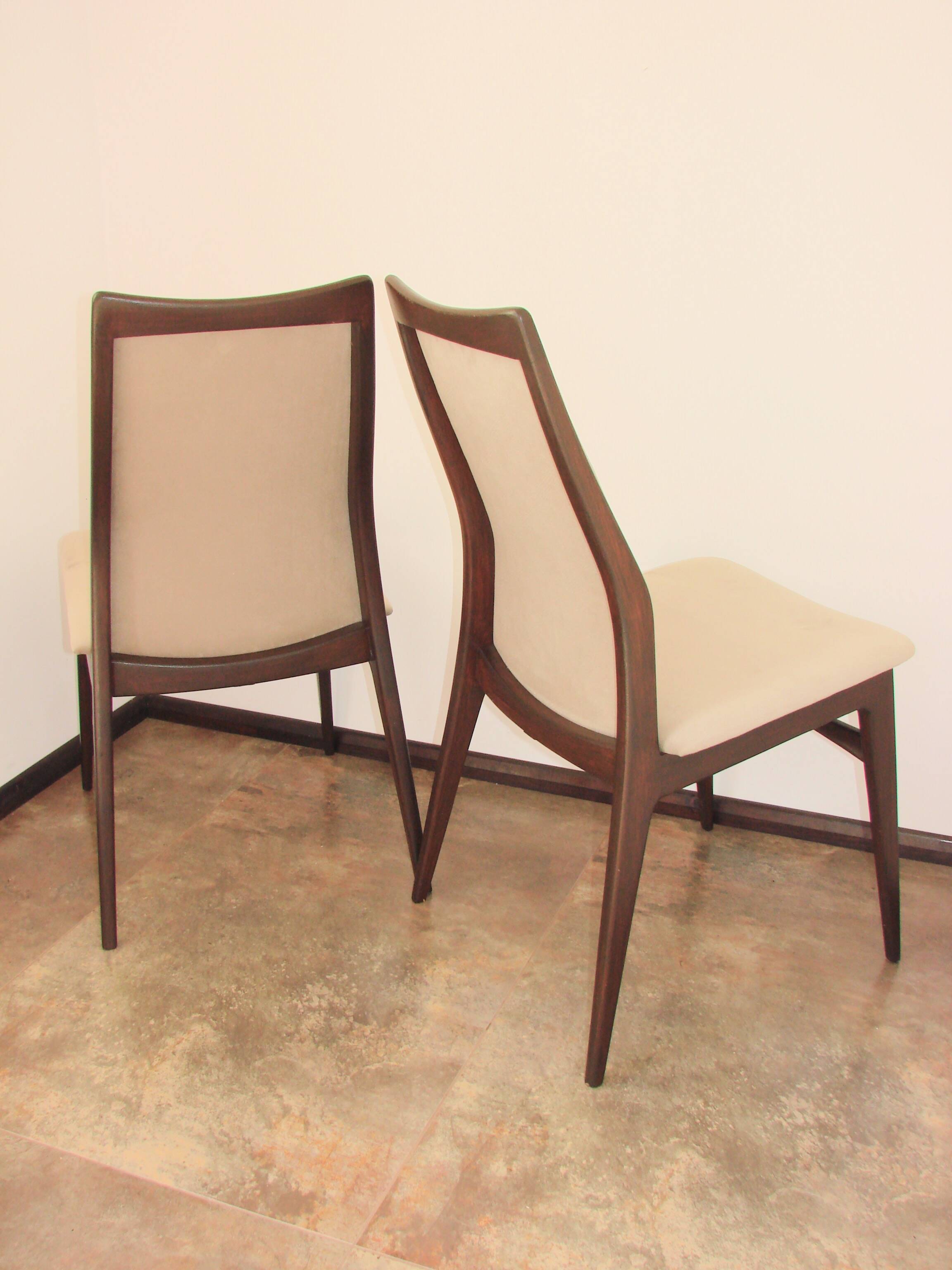 A pair of chairs by Wilhelm Benze GmbH, 1960s.