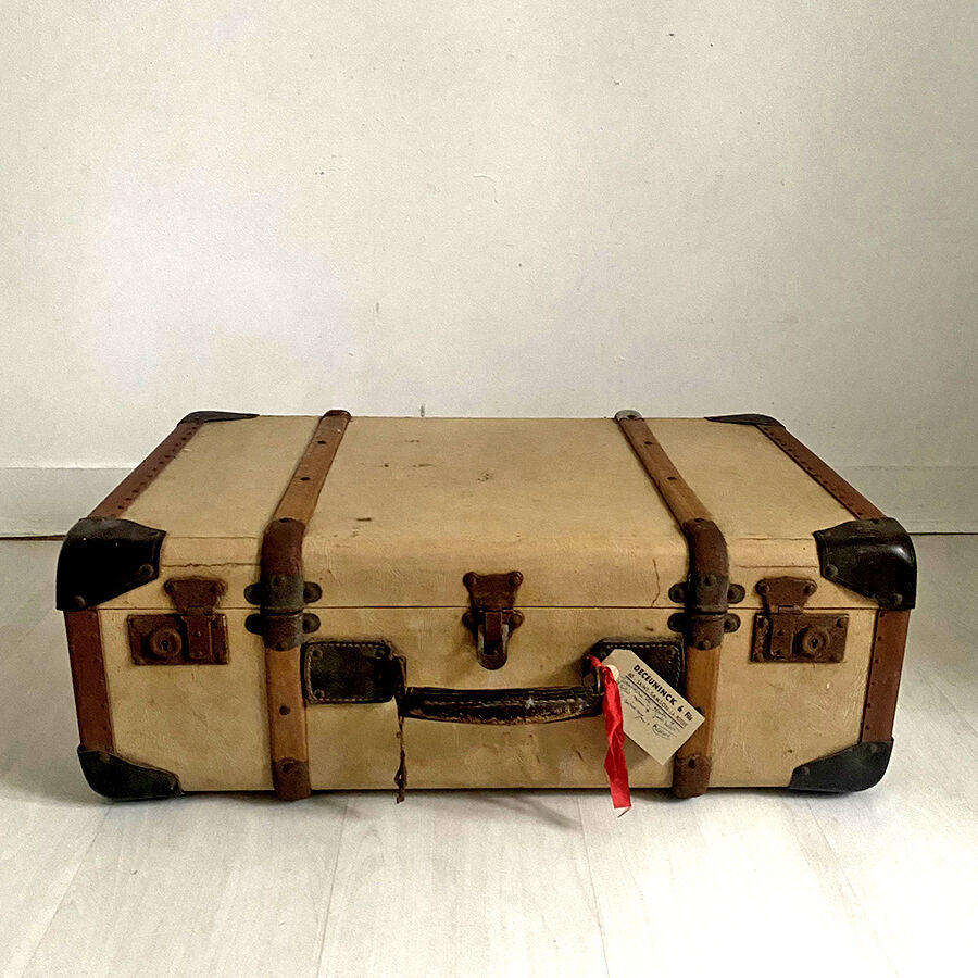 Vintage travel trunk