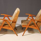 Pair of Czechoslovak armchairs, 1960's