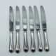 Ercuis 6 spoons dessert model sully silver metal