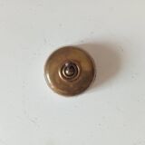 Antique brass and porcelain switch from the 40s/50s