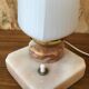 Vintage marble and opaline lamps from the 60s