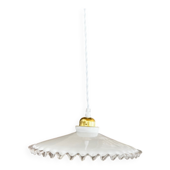 Suspension opaline vintage