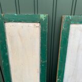 Pair of patinated wooden shutters