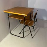 Children's desk from the 50s Jacques Hitier style