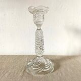 Vintage glass candle holder