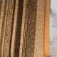 Suite of 4 chairs self beech brass and wool 1960