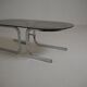 Table basse d'inspiration space age, années 1970