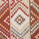Tapis oriental géométrique Kilim, tapis rustique en laine tissé à plat 249 x 195 cm
