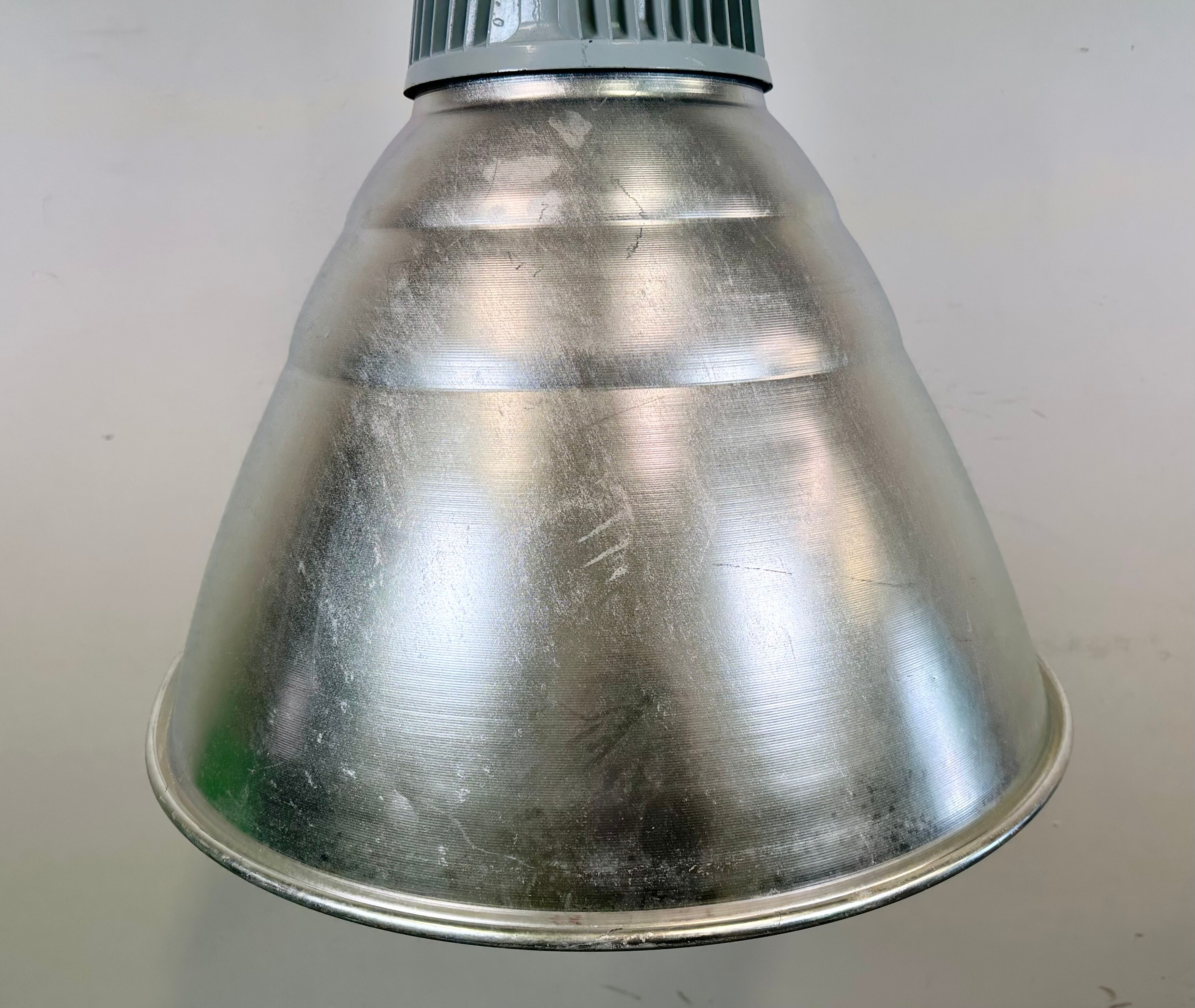 Large Industrial Aluminium Pendant Light from Elektrosvit, 1960s