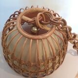 Vintage rattan hanging