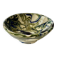 Terracotta bowl with a marbled effect