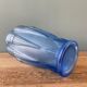 Blue Art Deco vase signed Espaivet France