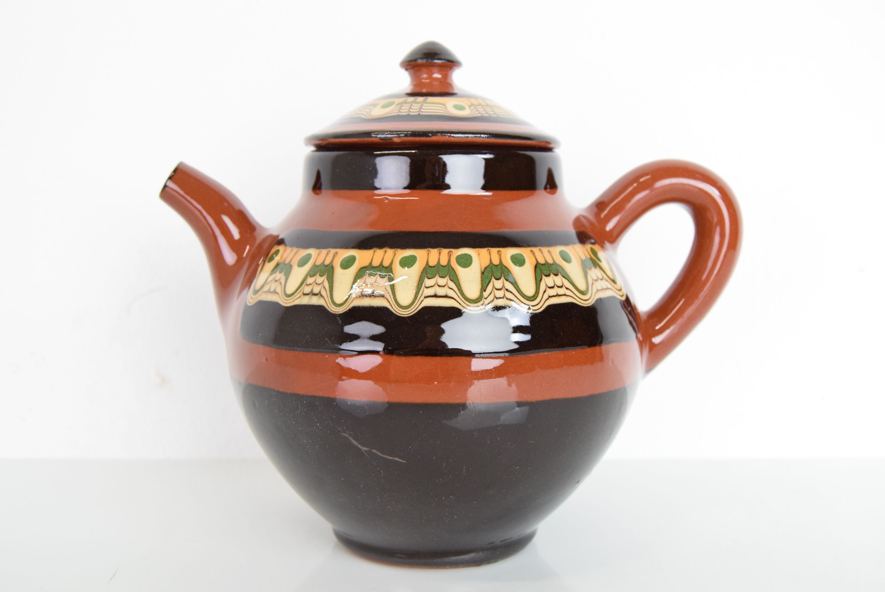 Mid-century Ceramic Jug hand painted 1960's