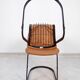 Chaises Willy Rizzo pour Cidue Italie - cuir