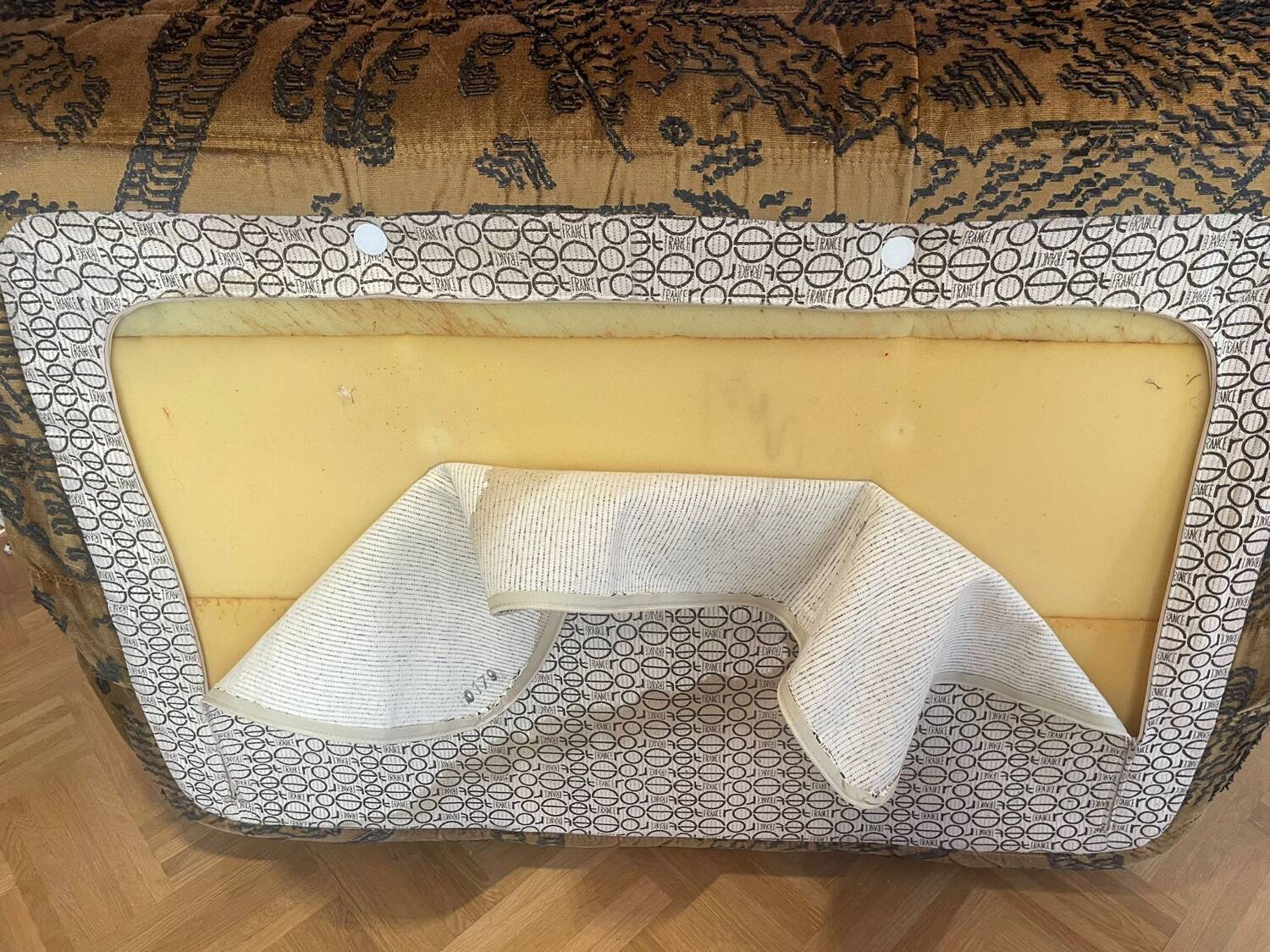 Togo 2-seater sofa Ligne Roset Mountain Tiger fabric by Dedar