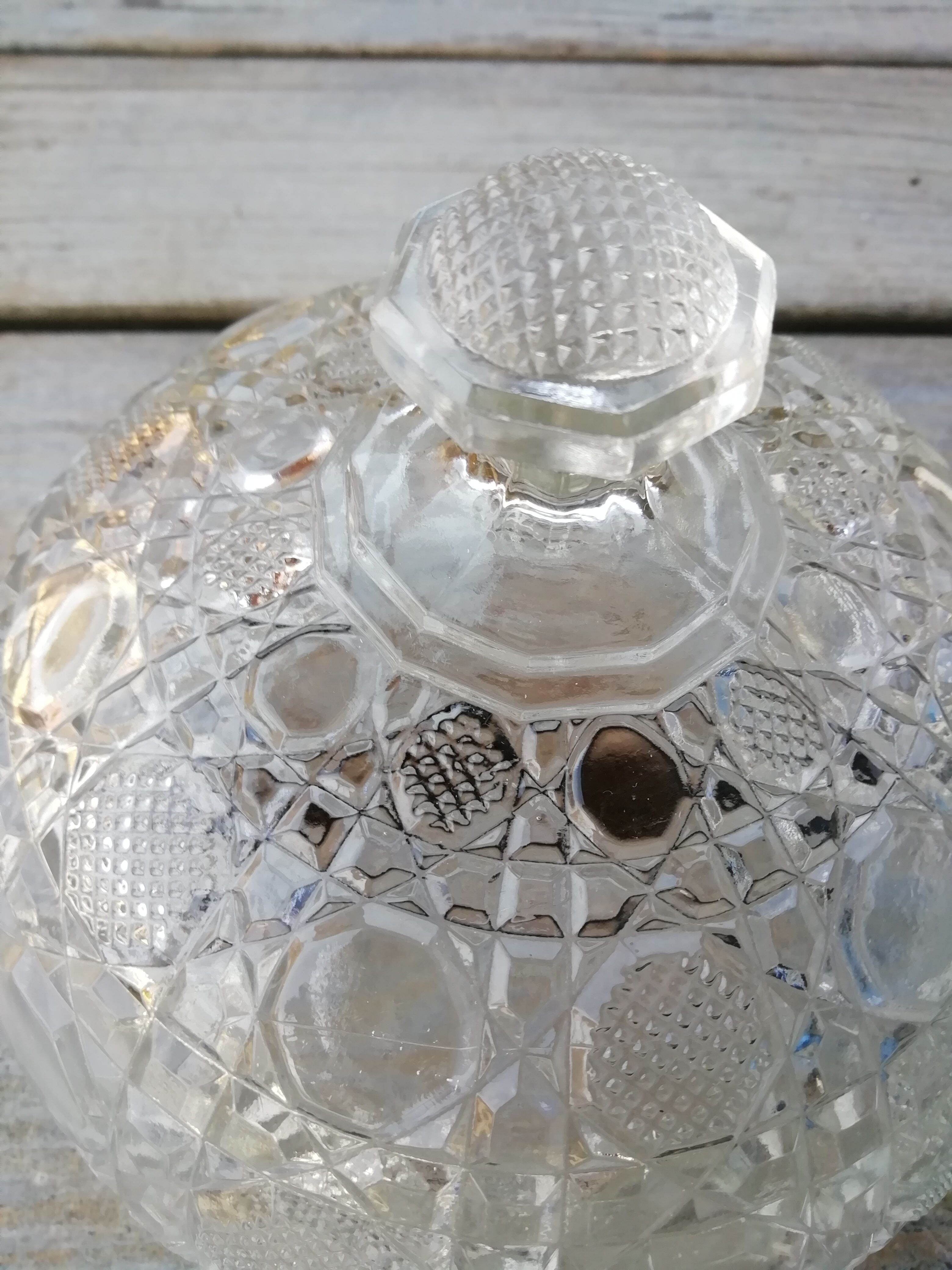 Chiseled glass bell
