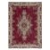 One-of-a-kind Vintage Turkish Red Area Rug. Hand-knotted Wool Carpet with Medallion Design