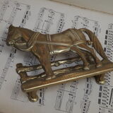 Brass horse letter holder