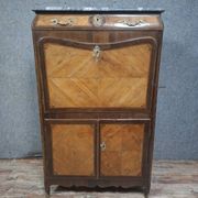 Louis XV period secretary in marquetry and veneer, 18th century.