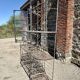 Large garden shelf / console in wrought iron – 19th century style