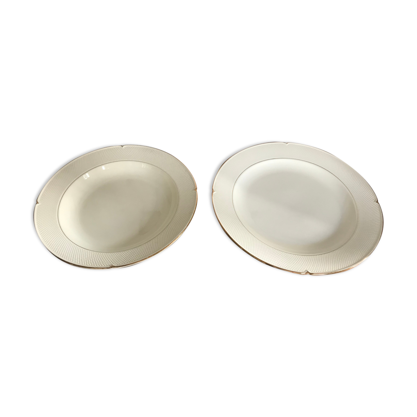 Round plates Iron Earth Salins