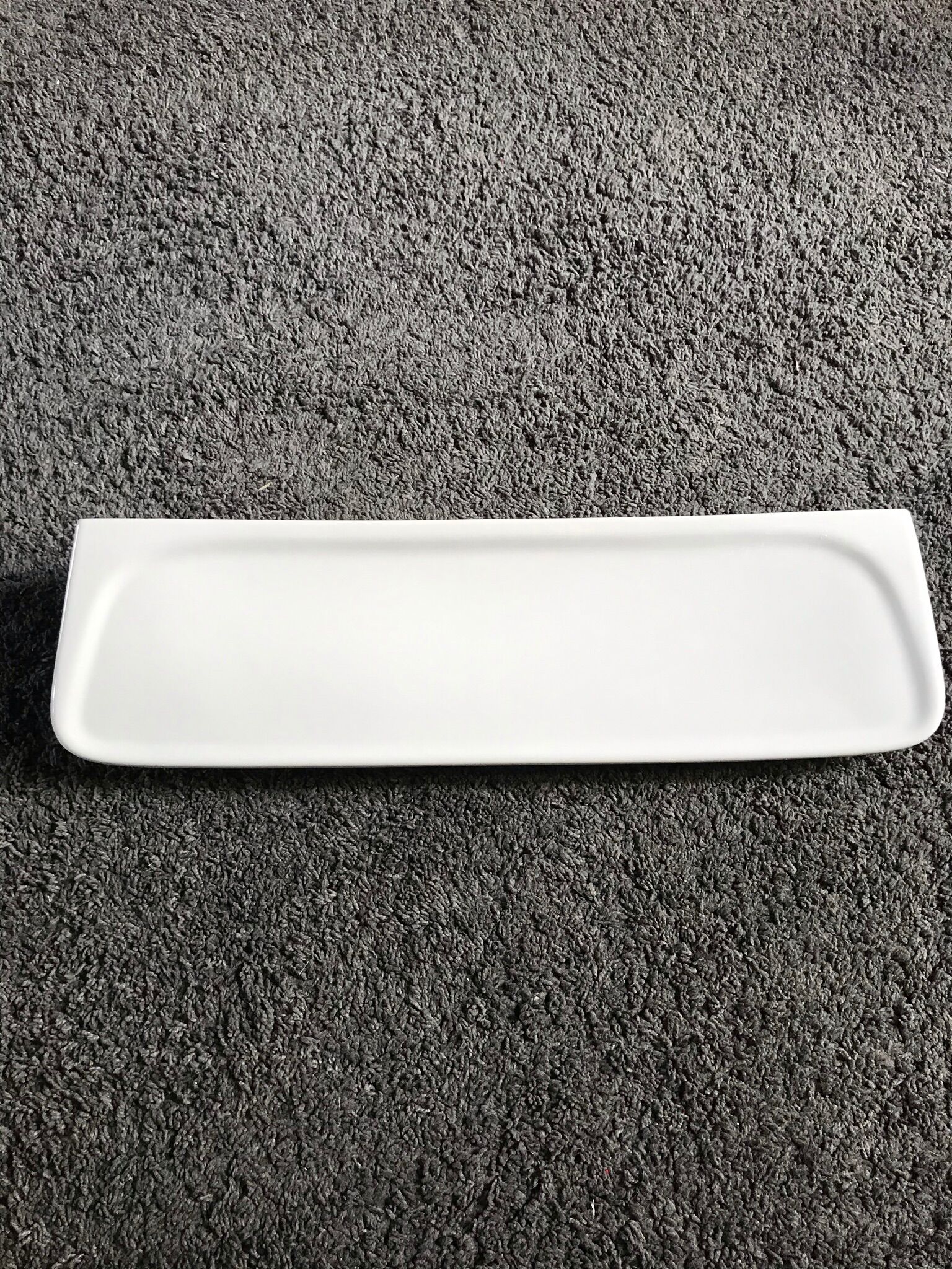 Etagère murale en céramique porcelaine blanche vintage années 50
