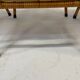 Suite of six vintage bar stools in rattan design Rohe 1960