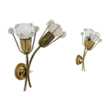 Set of two wall lamps by Emil Stejnar for Rupert Nikol, 1950s