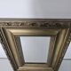 Antique Rectangular Mirror with a gilded wooden frame 35cm x 27cm