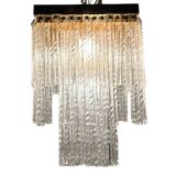 Murano Glass Rod Ceiling Light Flushmount