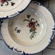 Set of 6 polychrome deep plates "Velars" Longchamp