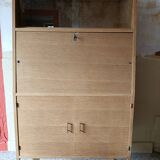 Vintage secretary with compass feet renovated