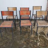 Set of 6 Mullca chairs