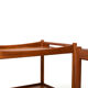 Pair serving trolleys model at-45 in teak by Hans J. Wegner 1960