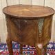 3-drawer side table in rosewood and oak, 1970s Louis XV style work