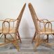 Paire de fauteuils en rotin