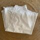 Old cotton and lace pillowcase.