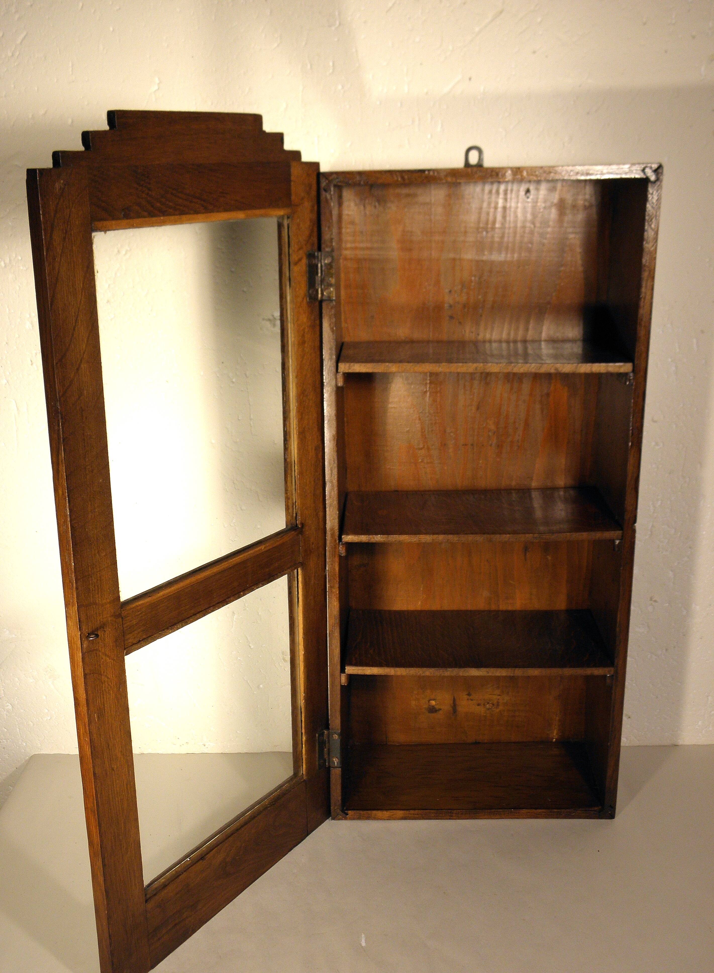 Vitrine murale art deco