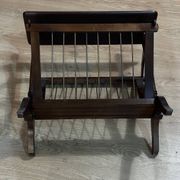 Porte revues vintage en bois - années 50-60