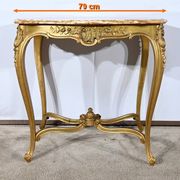 Small Middle Table in Golden Wood, Louis XV style – Late 19th century